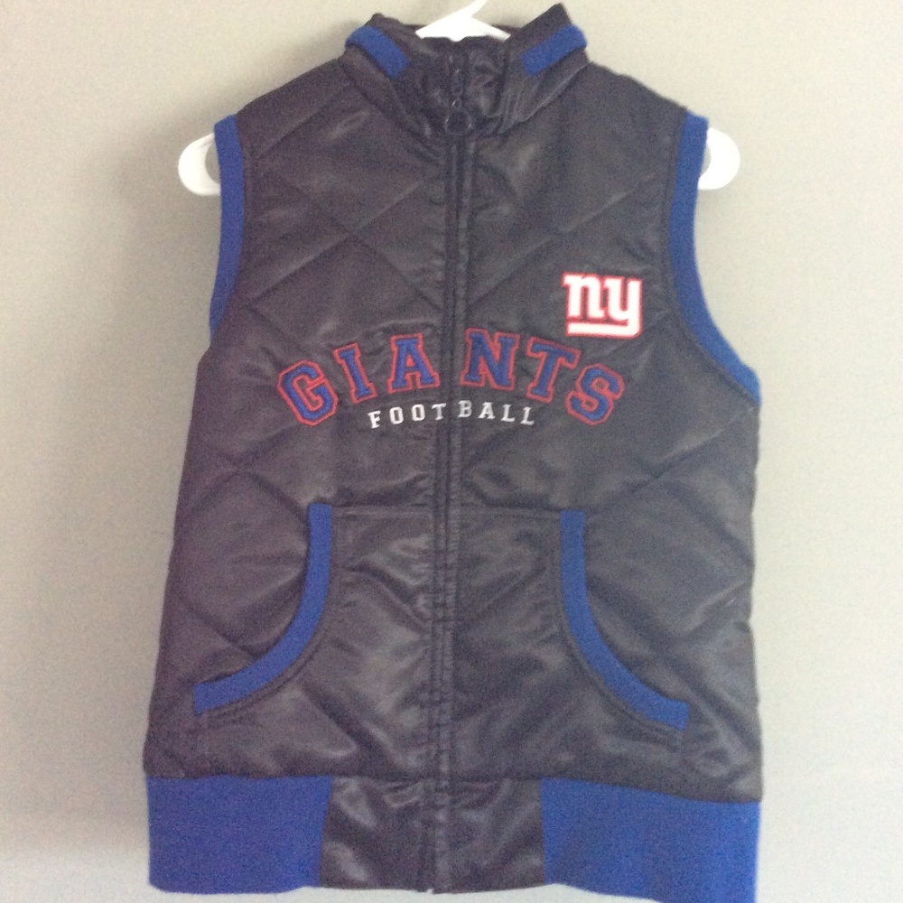 Womens NY Giants puffer vest